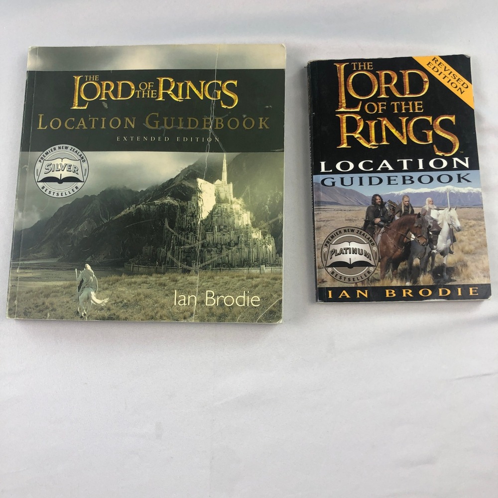 2-Lord of the Rings Location Guidebook Ian Brodie Signed, Extended & Revised Ed